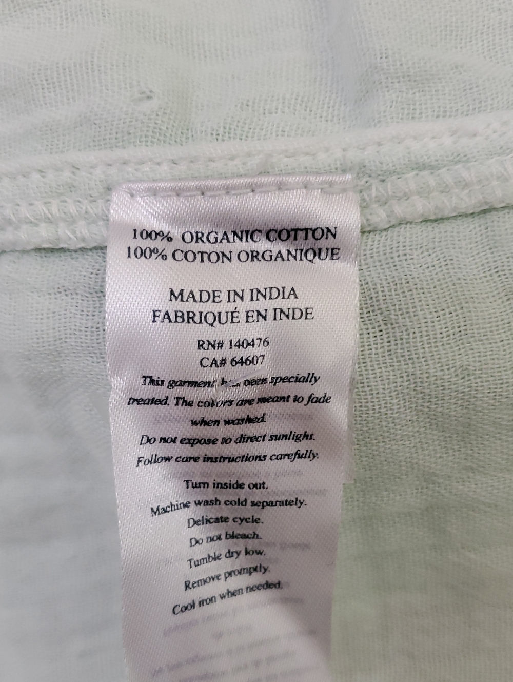 Faherty Dream Organic Cotton Gauze Desmond Top, Size Medium, NWOT - Picture 10 of 12